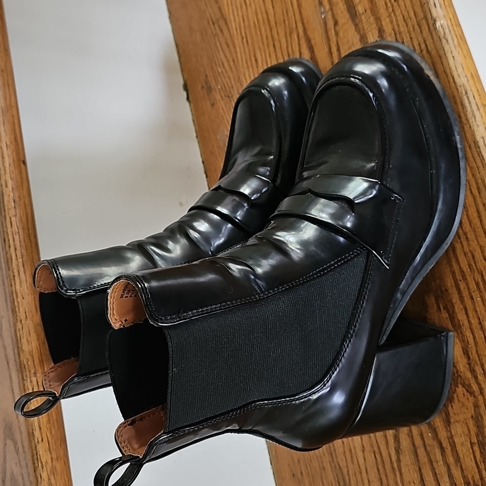 Madden Girl Black Chunky Boots 8.5 - Picture 8 of 8
